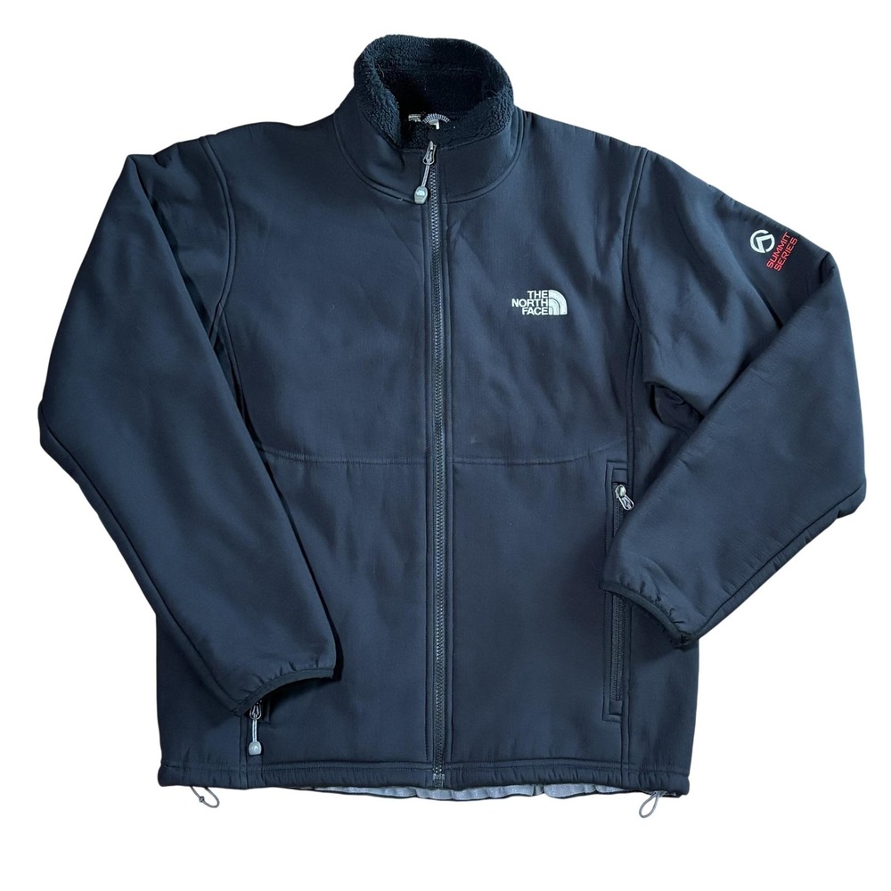 Vintage The North Face Jacket Womens Large Black Summit Series Fleece Softshell